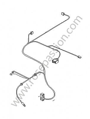 P28758 - Tramo de cables para Porsche 928 • 1988 • 928 s4 • Coupe • Caja manual de 5 velocidades