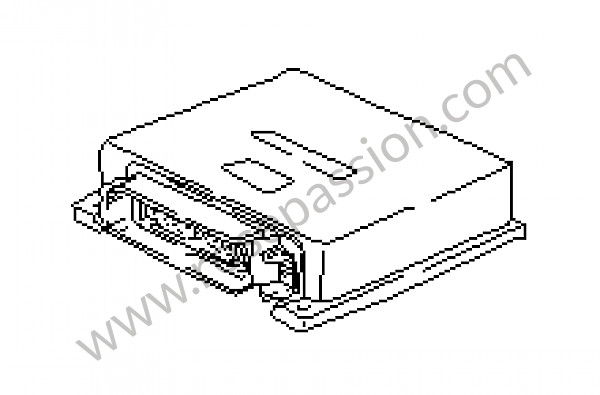P29051 - Control unit for Porsche 928 • 1995 • 928 gts • Coupe • Automatic gearbox