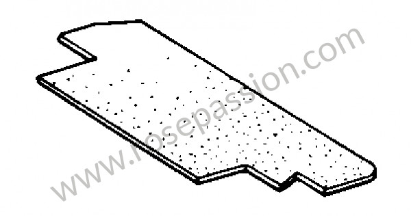 P293210 - Revestimento do piso feltro de agulha necessario indicar a cor para Porsche 914 • 1972 • 914 / 4 1.7 • Caixa manual 5 velocidades