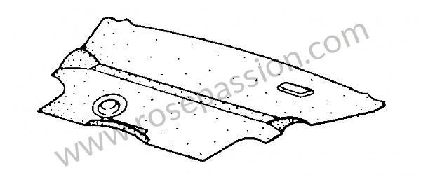 P293215 - Revestimiento del maletero para Porsche 914 • 1973 • 914 / 4 2.0 • Caja manual de 5 velocidades