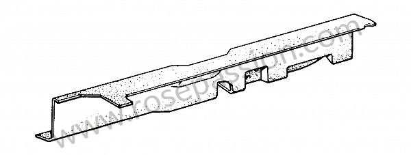 P293228 - Verkleidung für längsträger nadelfilz farbangabe erforderlich für Porsche 914 • 1970 • 914 / 6 • 5-gang-handschaltgetriebe