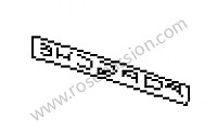 P295524 - Logo white for Porsche 928 • 1982 • 928 4.5 • Coupe • Automatic gearbox