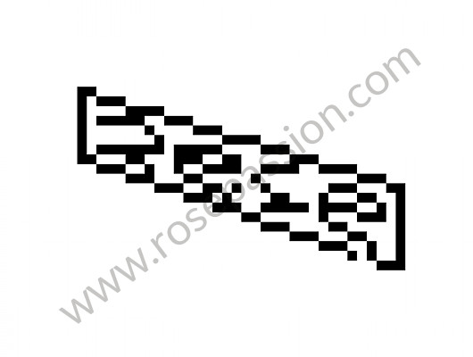 P295528 - Inscripcion gris claro para Porsche 928 • 1981 • 928 4.5 • Coupe • Caja manual de 5 velocidades