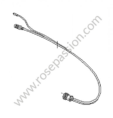 P29627 - Wiring harness for Porsche 928 • 1989 • 928 cs • Coupe • Manual gearbox, 5 speed
