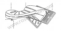 P30425 - Filtro de aire para Porsche 911 Turbo / 911T / GT2 / 965 • 1988 • 3.3 turbo • Targa • Caja manual de 4 velocidades