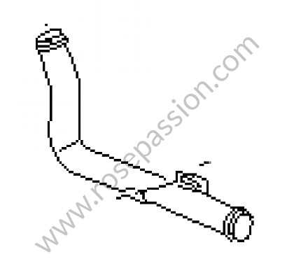 P31672 - Water tube for Porsche 924 • 1980 • 924 turbo • Coupe • Manual gearbox, 5 speed