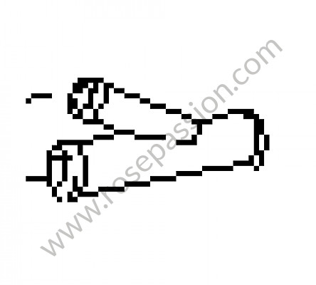 P31709 - Tubuladura de bifurcacion para Porsche 924 • 1980 • 924 turbo • Coupe • Caja manual de 5 velocidades