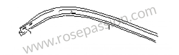 P33253 - Arco de capota intermedio para Porsche 944 • 1991 • 944 s2 • Cabrio • Caja manual de 5 velocidades