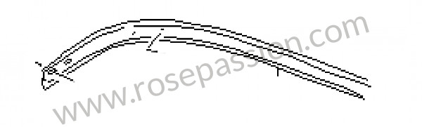 P33253 - Arceau intermédiaire pour Porsche 968 • 1992 • 968 • Cabrio • Boite manuelle 6 vitesses