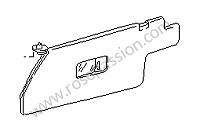 P33364 - Sonnenblende für Porsche 944 • 1991 • 944 s2 • Cabrio • 5-gang-handschaltgetriebe