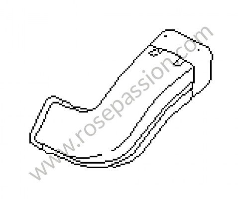 P34183 - Tubuladura de admision para Porsche 968 • 1993 • 968 cs • Coupe • Caja manual de 6 velocidades