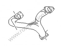 P34359 - Collecteur d'échappement pour Porsche 968 • 1993 • 968 • Cabrio • Boite manuelle 6 vitesses
