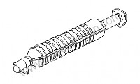 P34402 - Catalytic converter for Porsche 944 • 1990 • 944 s2 • Coupe • Manual gearbox, 5 speed