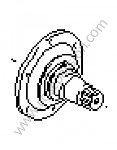 P34605 - Scharnierflens voor Porsche 968 • 1992 • 968 • Cabrio • Automatische versnellingsbak