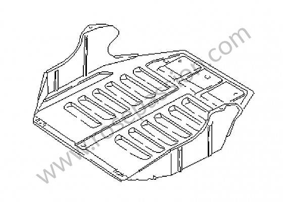 P34634 - Protective plate for Porsche 924 • 1984 • 924 2.0 • Coupe • Automatic gearbox