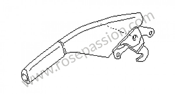 P35103 - Alavanca do travao de mao para Porsche 968 • 1995 • 968 cs • Coupe • Caixa manual 6 velocidades