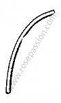 P351501 - WATER DRAIN HOSE for Porsche 356B T6 • 1961 • 1600 (616 / 1 t6) • Coupe reutter b t6 • Manual gearbox, 4 speed