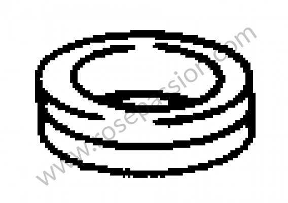 P351767 - MANGUITO PARA CABLES PANEL DE PUERTA IZQUIERDO Y DERECHO VER GRUPO para Porsche 911 Classic • 1968 • 2.0t • Targa • Caja manual de 4 velocidades