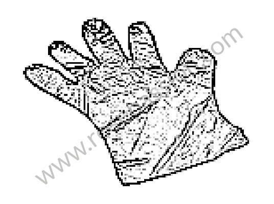 P351843 - PLASTIC GLOVES  PIECES IN PAIRS for Porsche 991 • 2013 • 991 c4s • Cabrio • Manual gearbox, 7 speed