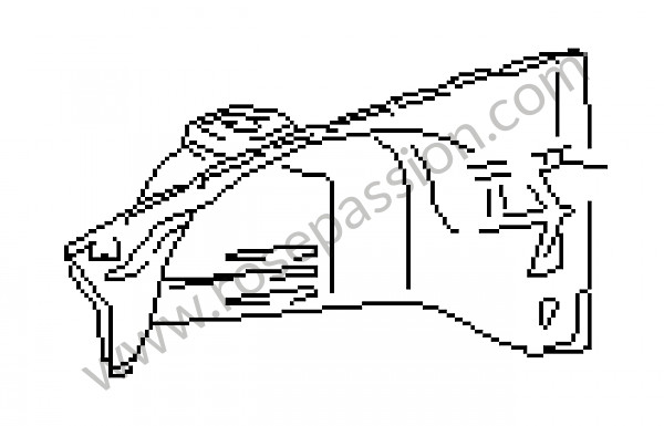 P35256 - Pasarruedas para Porsche 924 • 1986 • 924s 2.5 • Coupe • Caja manual de 5 velocidades