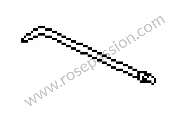 P35493 - Pull rod for Porsche 924 • 1988 • 924s 2.5 • Coupe • Automatic gearbox