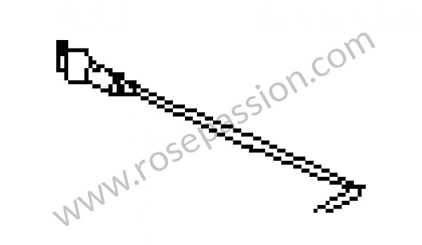 P35494 - Pull rod for Porsche 944 • 1989 • 944 2.7 • Coupe • Manual gearbox, 5 speed