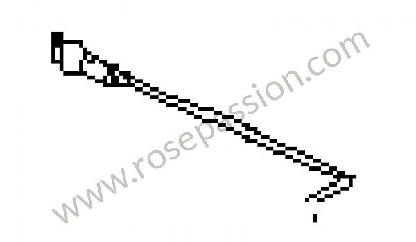 P35494 - Pull rod for Porsche 944 • 1985 • 944 2.5 serie 1 • Coupe • Automatic gearbox