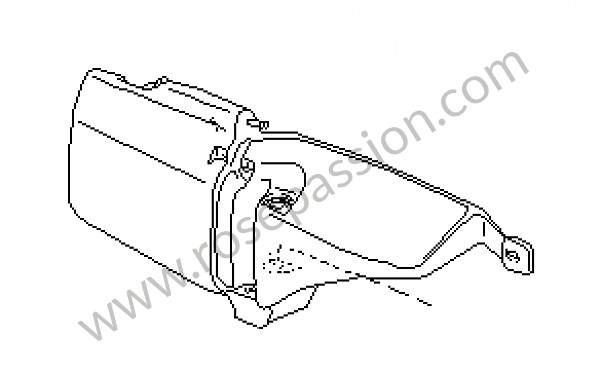 P36726 - Fluid tank for Porsche 968 • 1995 • 968 cs • Coupe • Manual gearbox, 6 speed