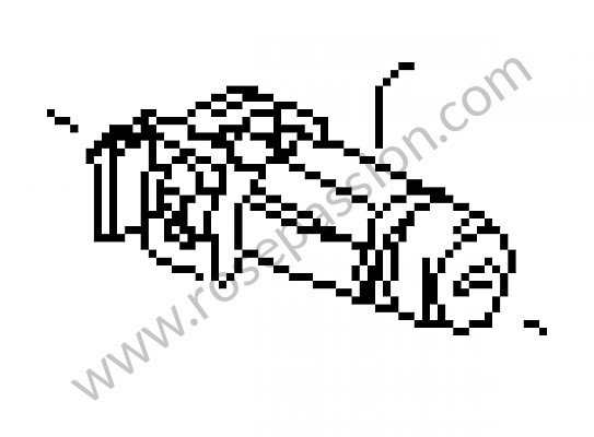 P36806 - Lock cylinder for Porsche 968 • 1995 • 968 • Cabrio • Automatic gearbox