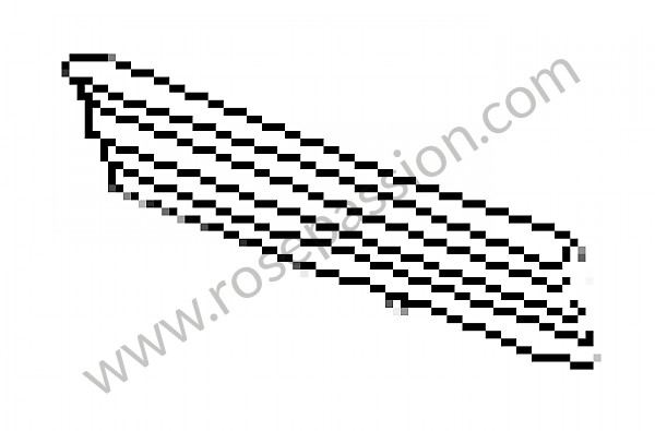 P37833 - Radiator grille for Porsche 924 • 1987 • 924s 2.5 • Coupe • Manual gearbox, 5 speed