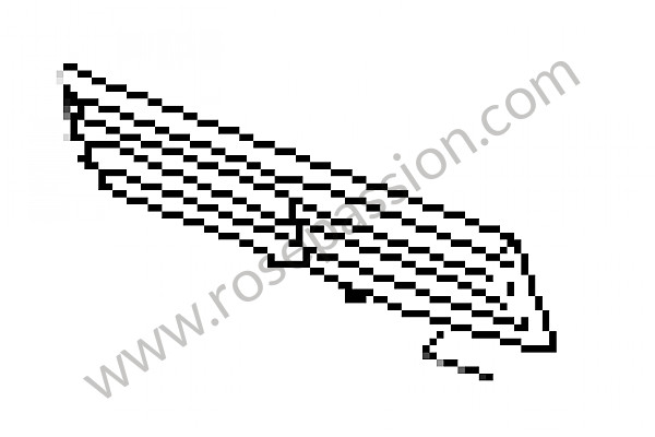 P37833 - Rejilla del radiador para Porsche 924 • 1979 • 924 2.0 • Coupe • Caja auto
