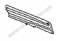 P37833 - Rejilla del radiador para Porsche 924 • 1985 • 924 2.0 • Coupe • Caja manual de 5 velocidades