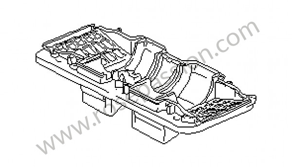 P37973 - Housing for Porsche 968 • 1993 • 968 • Cabrio • Manual gearbox, 6 speed