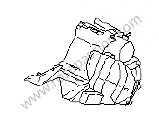 P37979 - Behuizing voor Porsche 968 • 1993 • 968 • Cabrio • Automatische versnellingsbak