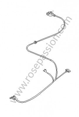 P38392 - Tramo de cables para Porsche 944 • 1983 • 944 2.5 • Coupe • Caja manual de 5 velocidades