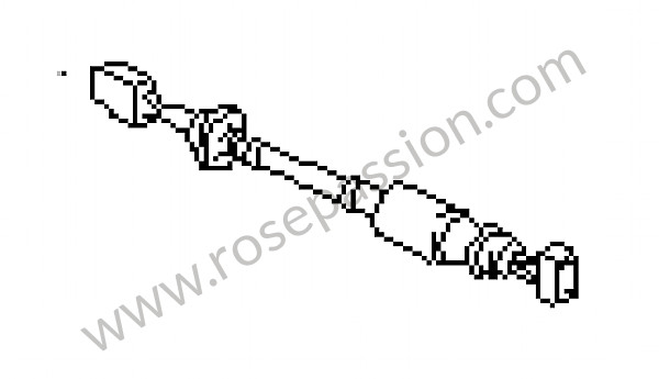 P38434 - Faisceau de câbles pour Porsche 968 • 1995 • 968 • Cabrio • Boite auto