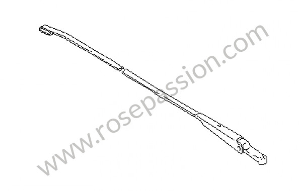 P38659 - Wiper arm for Porsche 968 • 1993 • 968 • Coupe • Manual gearbox, 6 speed