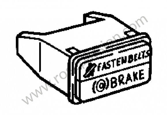 P38766 - Gecombineerd verklikkerlicht voor Porsche 911 G • 1985 • 3.2 • Targa • Manuele bak 5 versnellingen