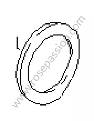 P39808 - Thrust ring for Porsche 964 / 911 Carrera 2/4 • 1991 • 964 carrera 4 • Coupe • Manual gearbox, 5 speed