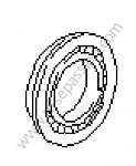 P39856 - Deep-groove ball bearing for Porsche 964 / 911 Carrera 2/4 • 1990 • 964 carrera 4 • Cabrio • Manual gearbox, 5 speed