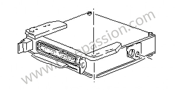 P40532 - Control unit for Porsche 944 • 1987 • 944 turbo • Coupe • Manual gearbox, 5 speed