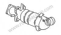 P42575 - Front muffler for Porsche 964 / 911 Carrera 2/4 • 1993 • 964 carrera 2 • Coupe • Manual gearbox, 5 speed