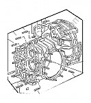 P42798 - Carter de caja de cambios para Porsche 911 Turbo / 911T / GT2 / 965 • 1992 • 3.3 turbo • Coupe • Caja manual de 5 velocidades