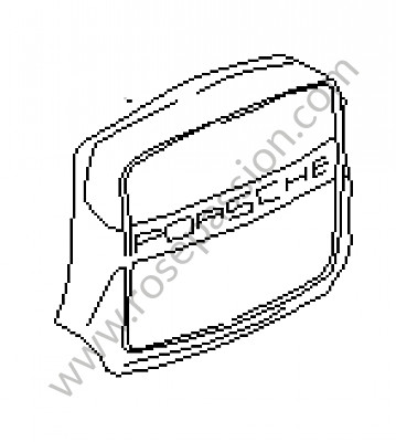 P43067 - Dispositivo de airbag para Porsche 911 Turbo / 911T / GT2 / 965 • 1994 • 3.6 turbo • Coupe • Caja manual de 5 velocidades