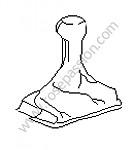 P43436 - Gearshift knob for Porsche 964 / 911 Carrera 2/4 • 1993 • 964 carrera 2 • Speedster • Manual gearbox, 5 speed