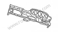 P43555 - Tableau de bord pour Porsche 964 / 911 Carrera 2/4 • 1990 • 964 carrera 4 • Coupe • Boite manuelle 5 vitesses