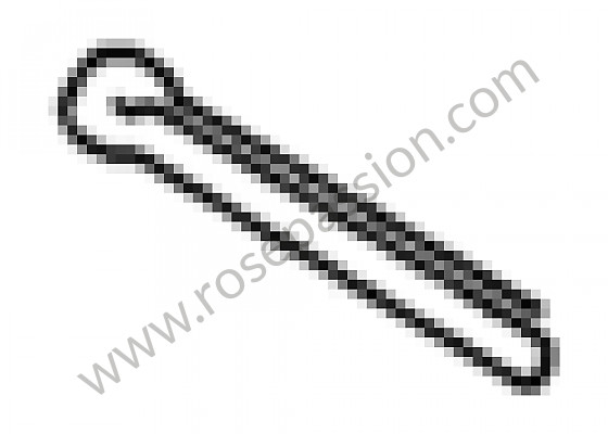 P438 - Cotter pin for Porsche 356B T6 • 1962 • 1600 s (616 / 12 t6) • Roadster b t6 • Manual gearbox, 4 speed