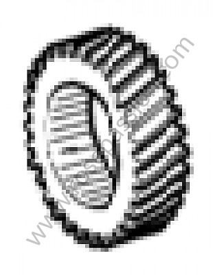 P4547 - Gear wheel for Porsche Boxster / 987 • 2006 • Boxster 2.7 • Cabrio • Manual gearbox, 5 speed