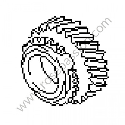 P4573 - Pinon desplazable para Porsche Boxster / 986 • 2002 • Boxster 2.7 • Cabrio • Caja manual de 5 velocidades