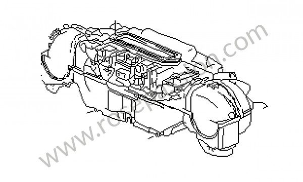 P47365 - Tramo de cables para Porsche 964 / 911 Carrera 2/4 • 1991 • 964 carrera 2 • Cabrio • Caja auto